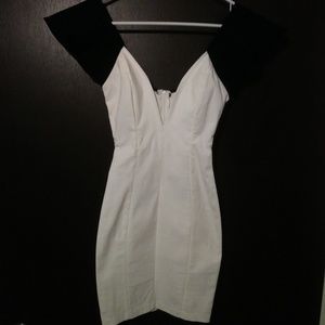 Very tight and revealing dress